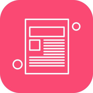 Vektör UIUX simgesi illüstrasyonu  