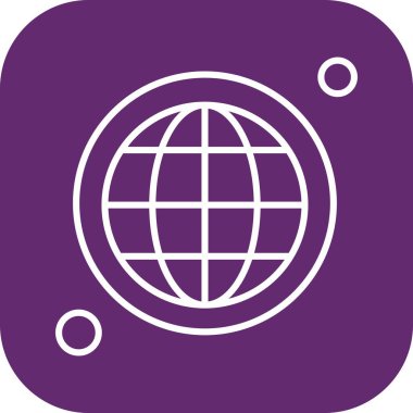 Vektör Toprak Simgesi, vektör illüstrasyonu  