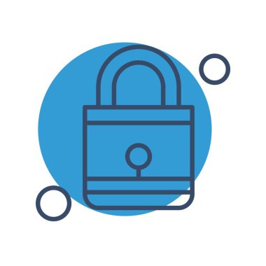 Vektör Kilit Simgesi, güvenlik kavramı