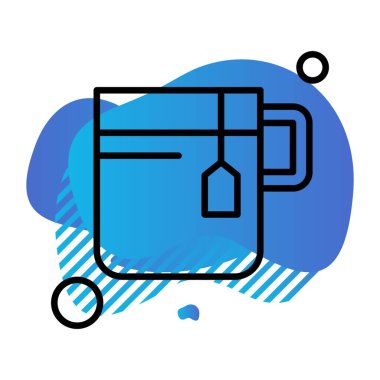 Vektör Kahve Simgesi illüstrasyonu