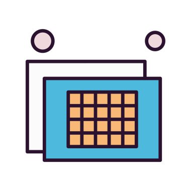 Vektör UIUX simgesi illüstrasyonu  