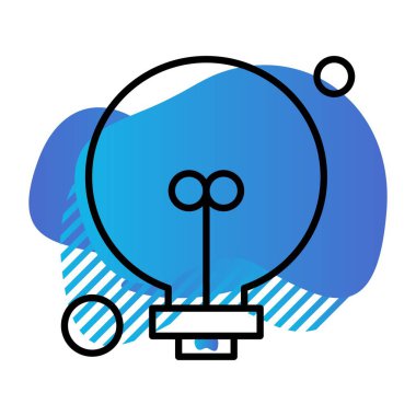 Vektör Ampul Simgesi, vektör illüstrasyonu  