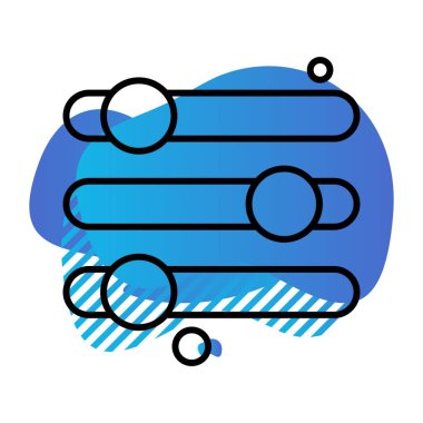 Vektör ayarı Simge illüstrasyonu  