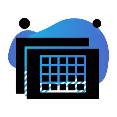 Vektör UIUX simgesi illüstrasyonu  