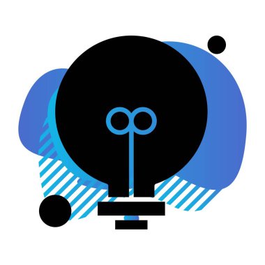 Vektör Ampul Simgesi, vektör illüstrasyonu  