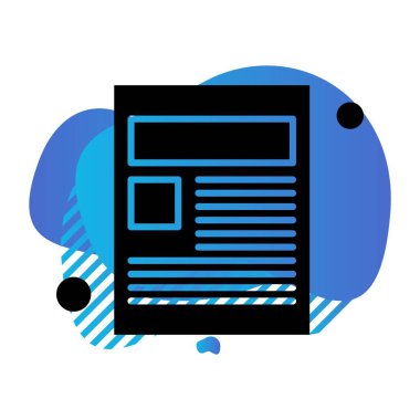 Vektör UIUX simgesi illüstrasyonu  