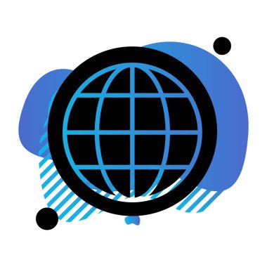 Vektör Toprak Simgesi, vektör illüstrasyonu  