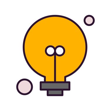 Vektör Ampul Simgesi, vektör illüstrasyonu  