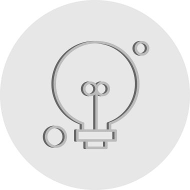 Vektör Ampul Simgesi, vektör illüstrasyonu  