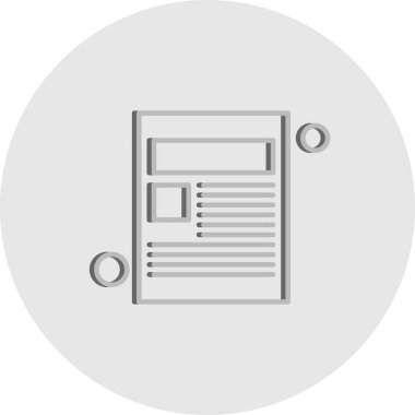 Vektör UIUX simgesi illüstrasyonu  