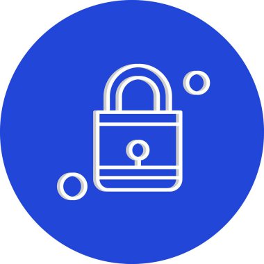 Vektör Kilit Simgesi, güvenlik kavramı