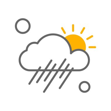  Vektör Bulut Simgesi, vektör illüstrasyonu 