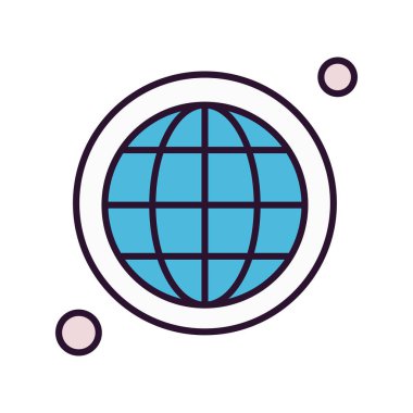 Vektör Toprak Simgesi, vektör illüstrasyonu  