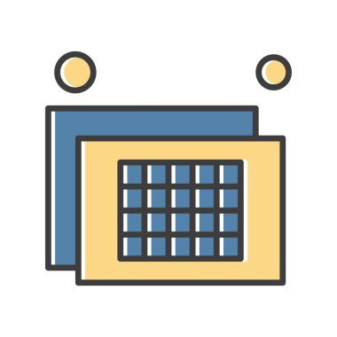 Vektör UIUX simgesi illüstrasyonu  