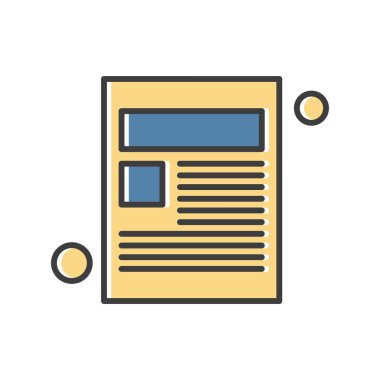 Vektör UIUX simgesi illüstrasyonu  