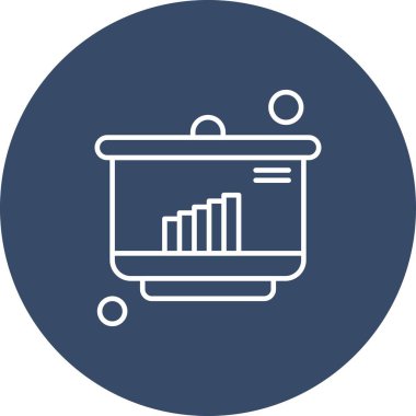 Vektör Analitik Web Simgesi, Vektör İllüstrasyonu