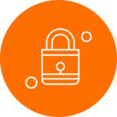 Vektör Kilit Simgesi, güvenlik kavramı