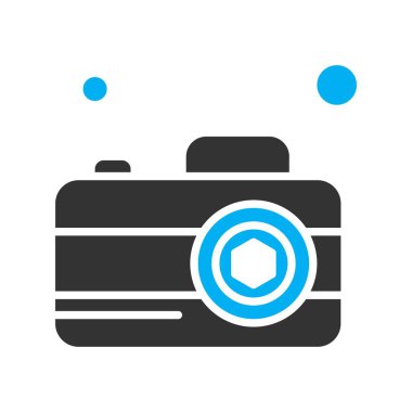 Vektör Kamera Simgesi, vektör illüstrasyonu  