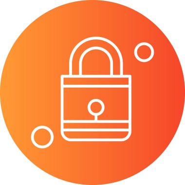 Vektör Kilit Simgesi, güvenlik kavramı