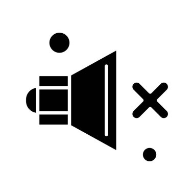  Vektör konuşmacı Simgesi, vektör illüstrasyonu  