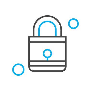 Vektör Kilit Simgesi, güvenlik kavramı