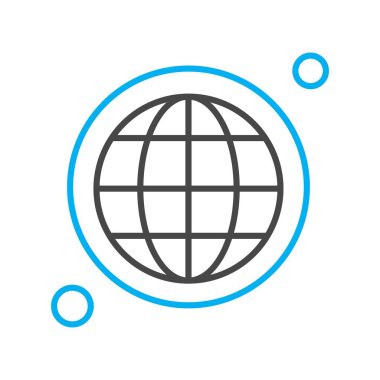 Vektör Toprak Simgesi, vektör illüstrasyonu  