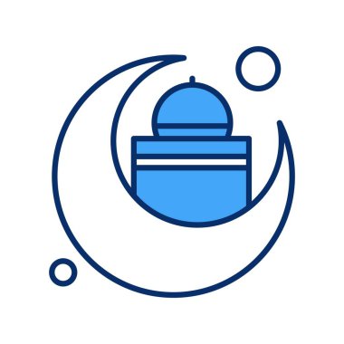 Vektör Cami simgesi, vektör, illüstrasyon, ramazan kavramı