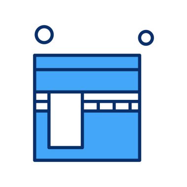 Vektör Kabah simgesi, vektör, illüstrasyon, ramazan kavramı