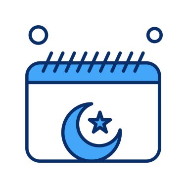  Ay simgesi, vektör, illüstrasyon, ramazan konsepti ile vektör çizelgesi