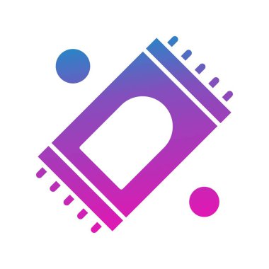 Vektör halı simgesi, vektör, illüstrasyon, ramazan konsepti