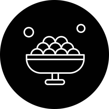 Vektör tatlı ikonu, vektör, illüstrasyon, ramazan konsepti