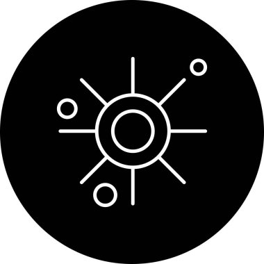 Vektör Güneş simgesi, vektör, illüstrasyon, ramazan kavramı