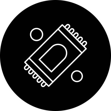 Vektör halı simgesi, vektör, illüstrasyon, ramazan konsepti