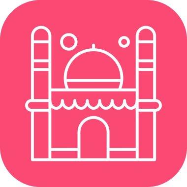 Vektör Cami simgesi, vektör, illüstrasyon, ramazan kavramı