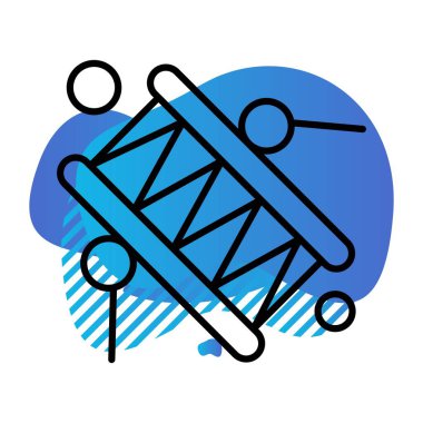 Vektör kazılmış Ico, vektör illüstrasyonu