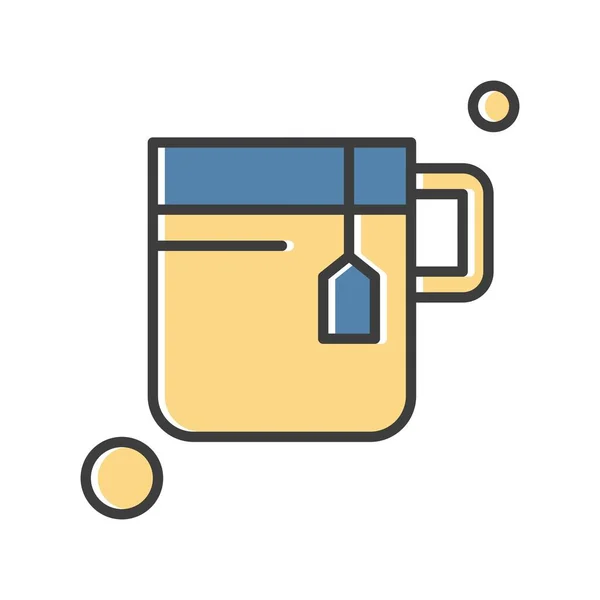 Illustrazione Vector Coffee Icon — Vettoriale Stock