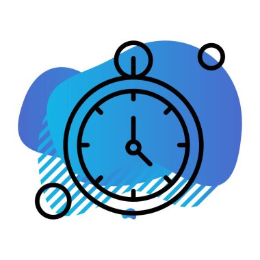  Vektör zamanlayıcı Ico, vektör illüstrasyonu