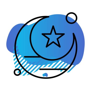 Vektör uydu Ico, vektör illüstrasyonu