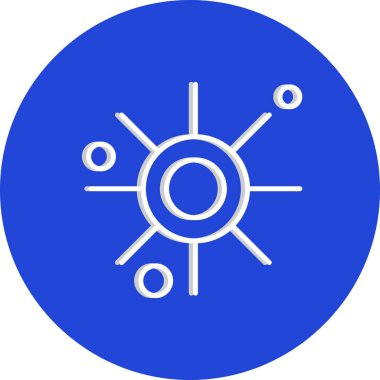 Vektör Sun Ico, vektör illüstrasyonu