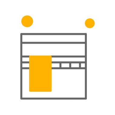Vektör Kabah Ico, vektör illüstrasyonu
