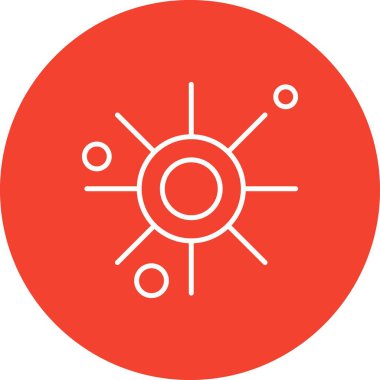 Vektör Sun Ico, vektör illüstrasyonu