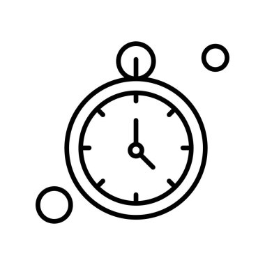  Vektör zamanlayıcı Ico, vektör illüstrasyonu