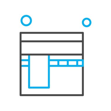 Vektör Kabah Ico, vektör illüstrasyonu