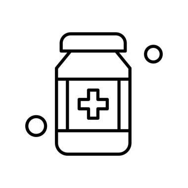 Vektör Şişesi Ico, vektör illüstrasyonu