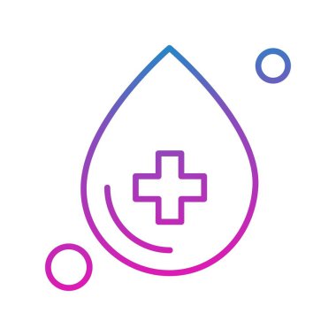 Contour damla vektör illüstrasyonu