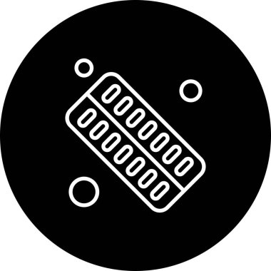  Vektör tableti Ico, vektör illüstrasyonu