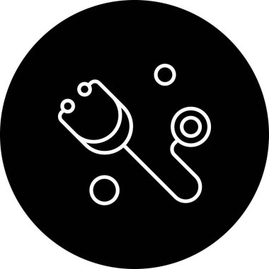 Vektör steteskobu Ico, vektör illüstrasyonu