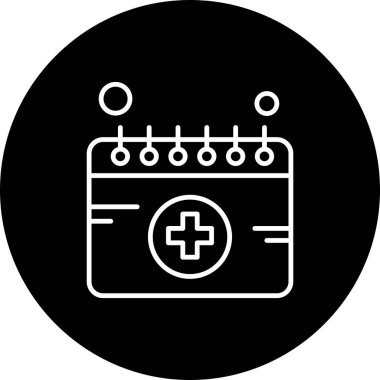  Vektör Takvim Simgesi, vektör illüstrasyonu 