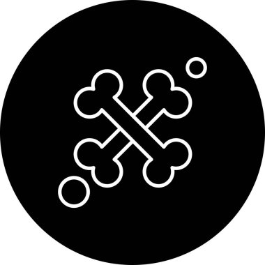 Vektör Bone Ico, vektör illüstrasyonu