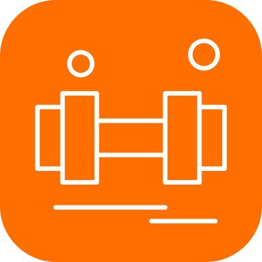 Vektör Barbell Ico, vektör illüstrasyonu